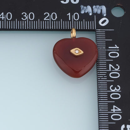 Heart Charm Pendant for Jewelry Making
