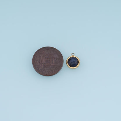 Round Charm Pendant for Jewelry Making