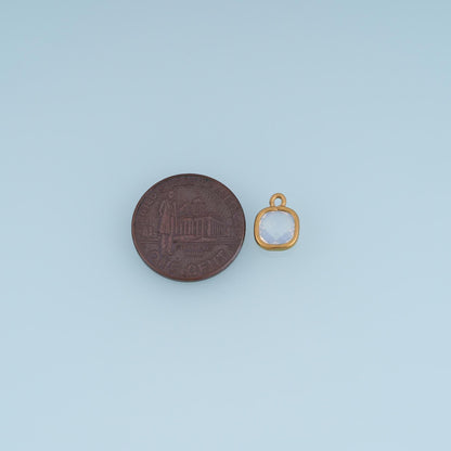 Square Charm Pendant for Jewelry Making