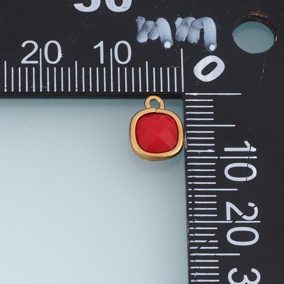 Square Charm Pendant for Jewelry Making