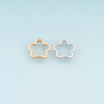18K Gold Filled Flower Jewelry Beads for Jewelry Making