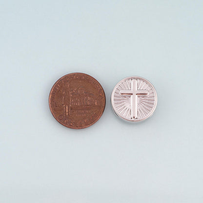 18K Gold Filled Cross Jewelry Beads for Jewelry Making