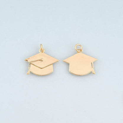 18K Gold Filled Charm Pendant for Jewelry Making