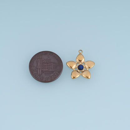 Flower Charm Pendant for Jewelry Making