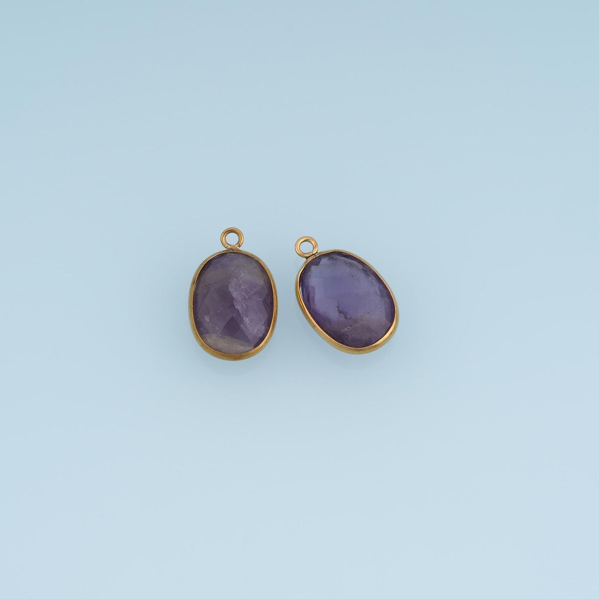 Oval Charm Pendant for Jewelry Making