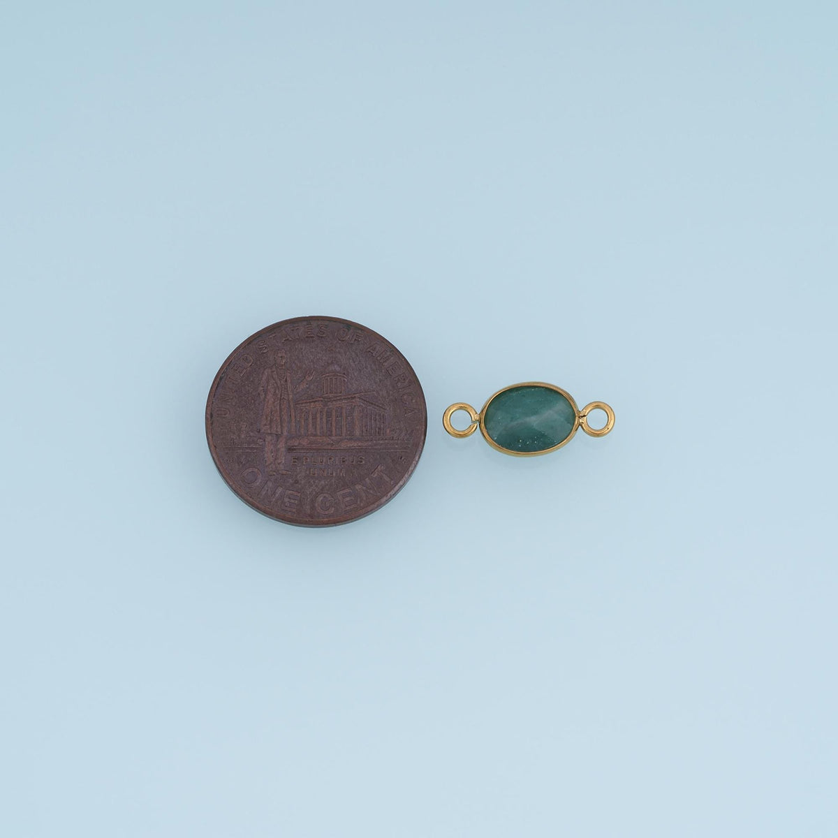 Oval Connector for Jewelry Making