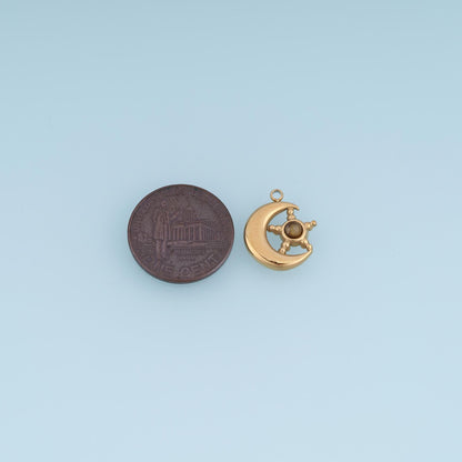 Star Charm Pendant for Jewelry Making