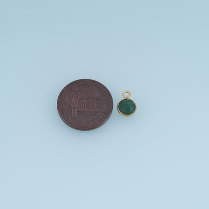 Round Charm Pendant for Jewelry Making