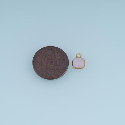 Square Charm Pendant for Jewelry Making