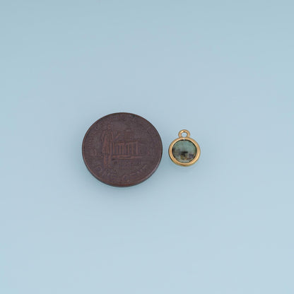 Round Charm Pendant for Jewelry Making