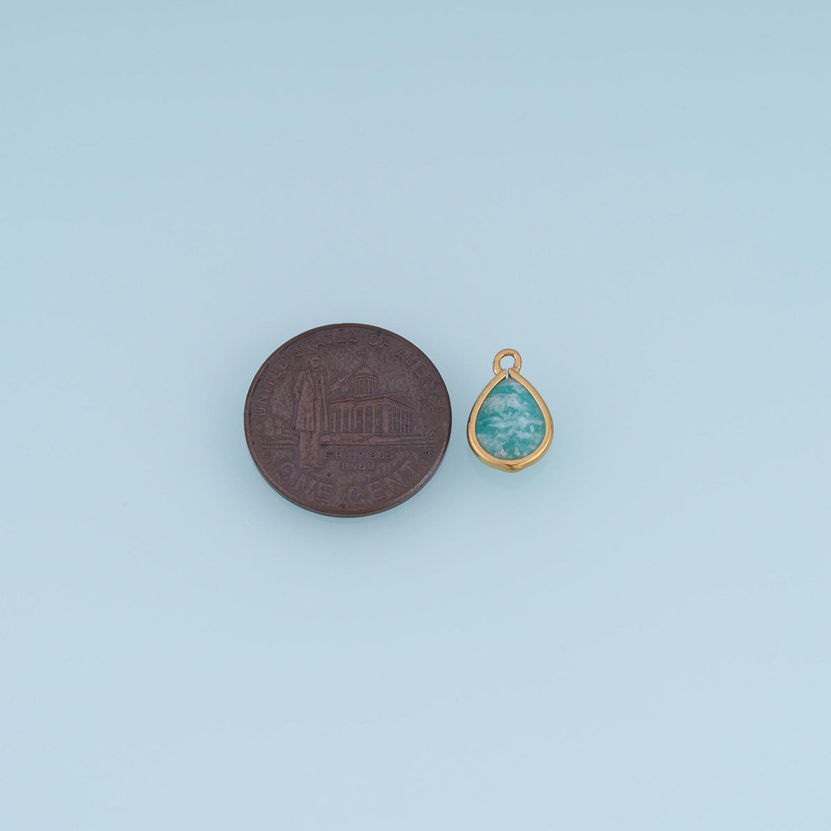 Teardrop Charm Pendant for Jewelry Making