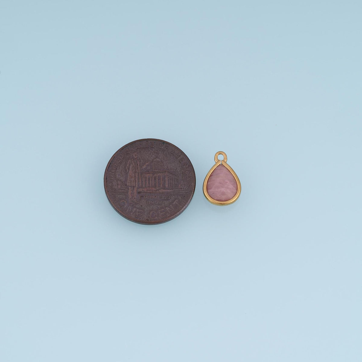 Teardrop Charm Pendant for Jewelry Making