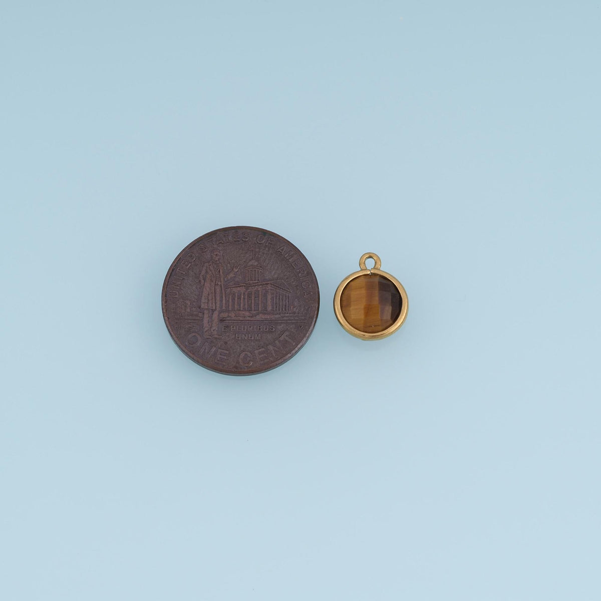 Round Charm Pendant for Jewelry Making
