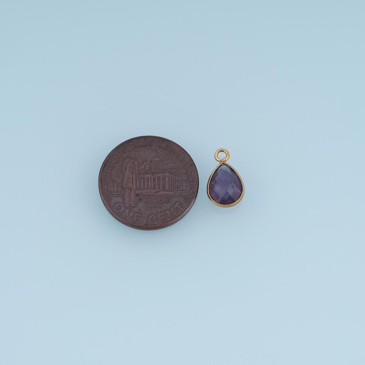Teardrop Charm Pendant for Jewelry Making
