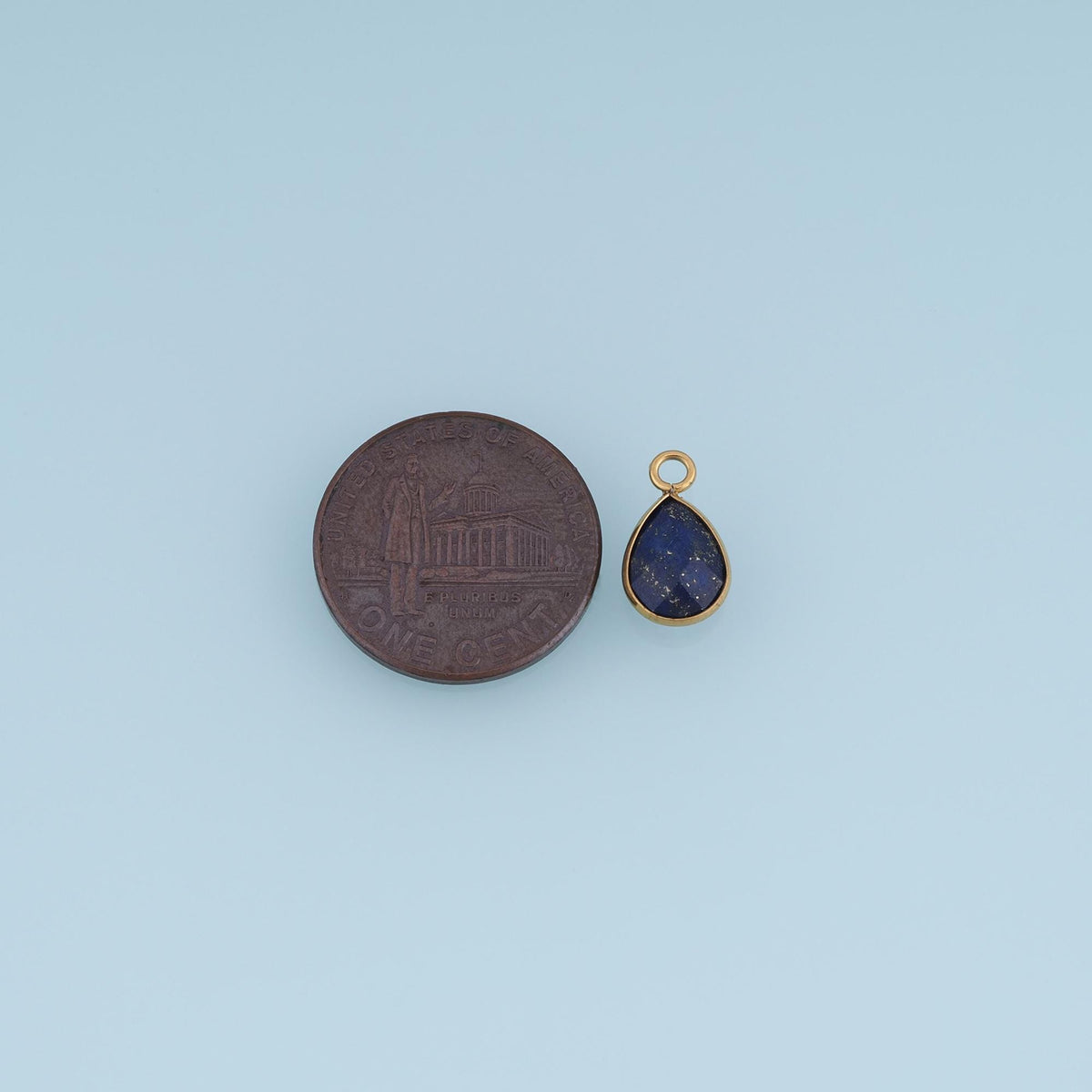 Teardrop Charm Pendant for Jewelry Making