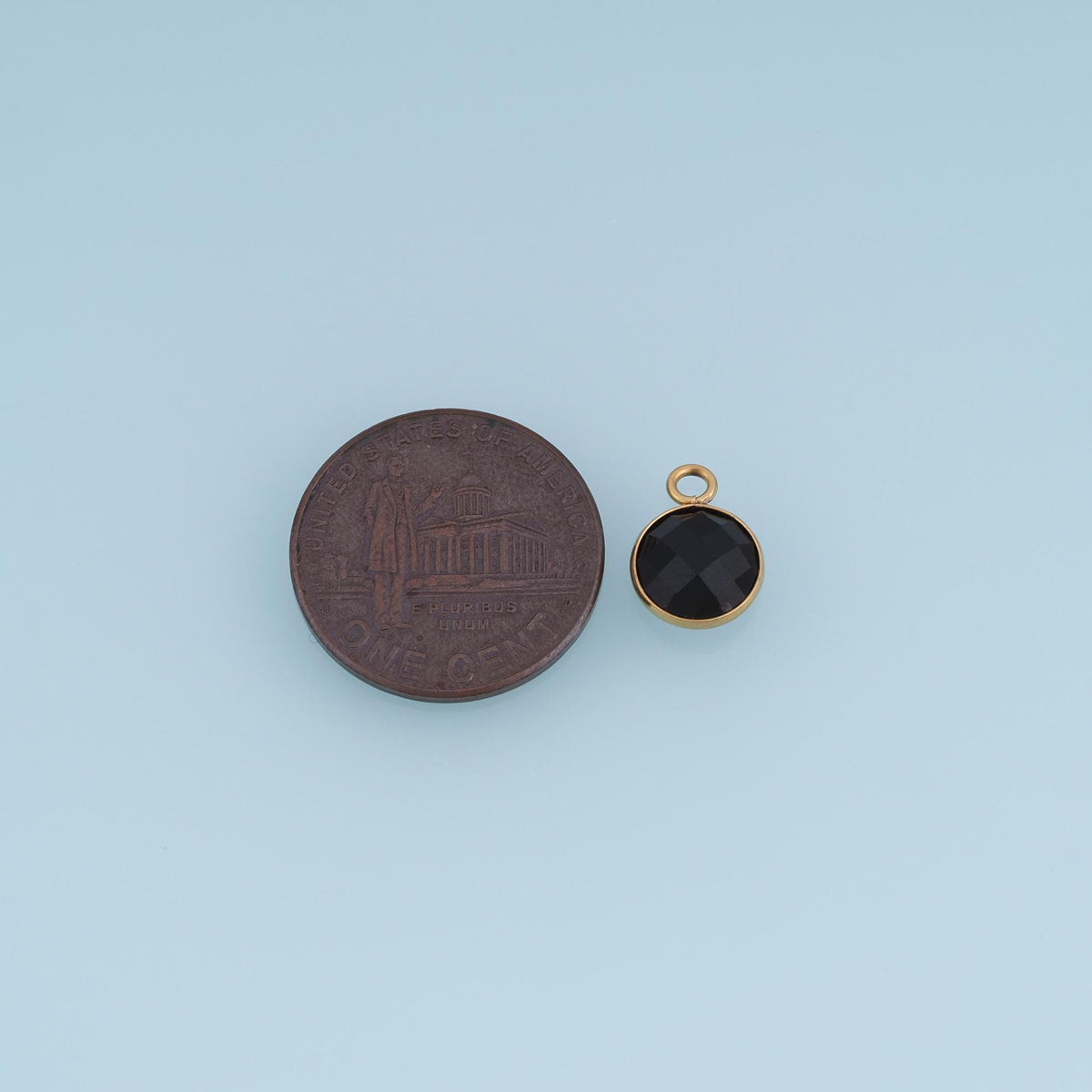 Round Charm Pendant for Jewelry Making