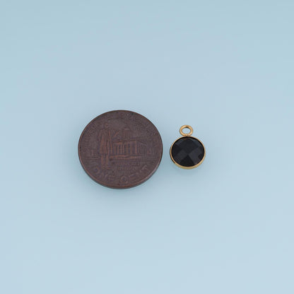 Round Charm Pendant for Jewelry Making