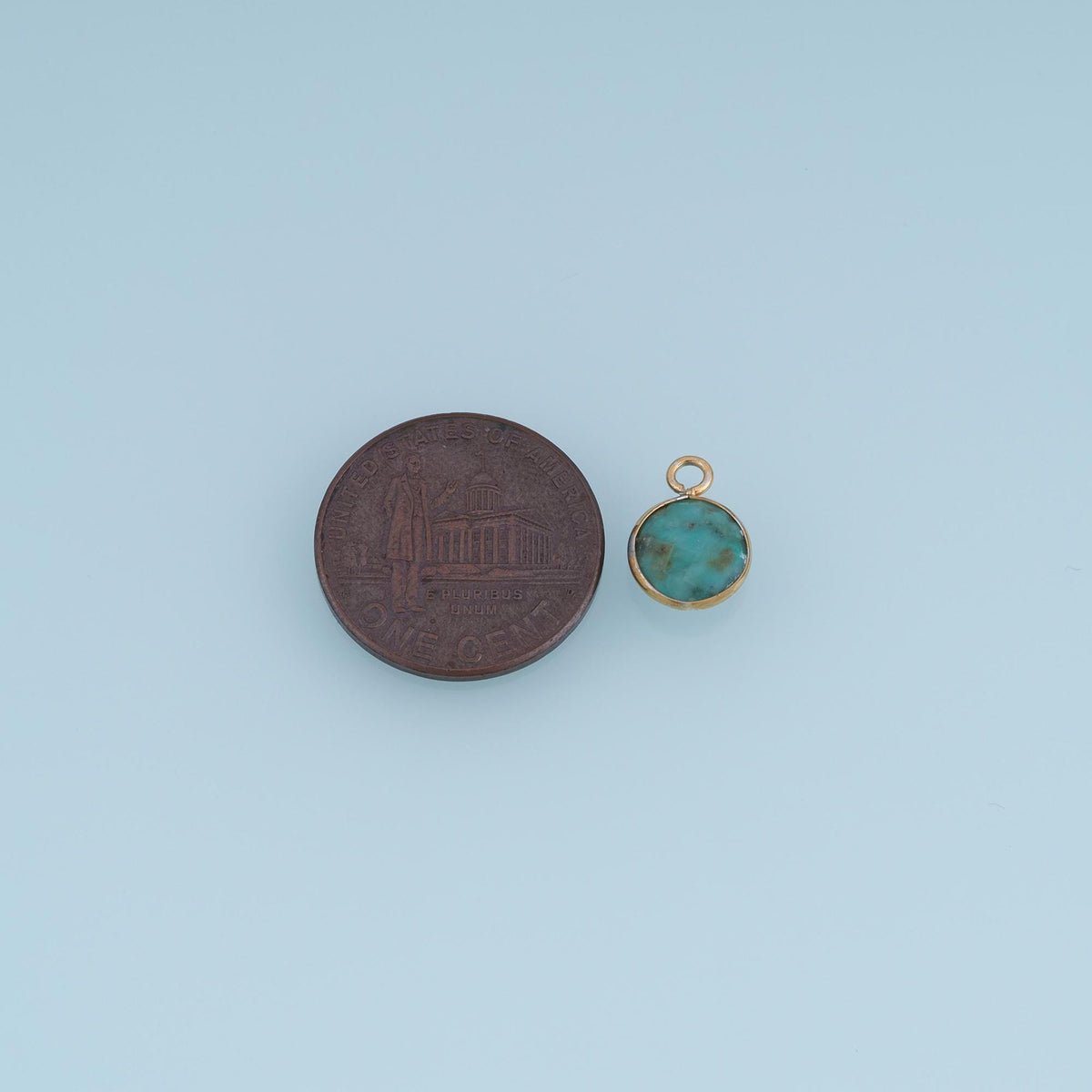 Round Charm Pendant for Jewelry Making