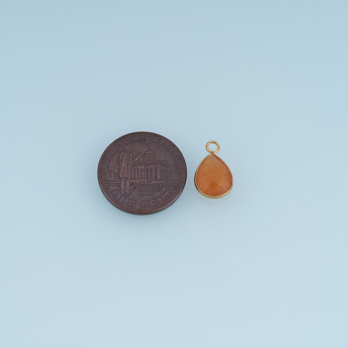 Teardrop Charm Pendant for Jewelry Making