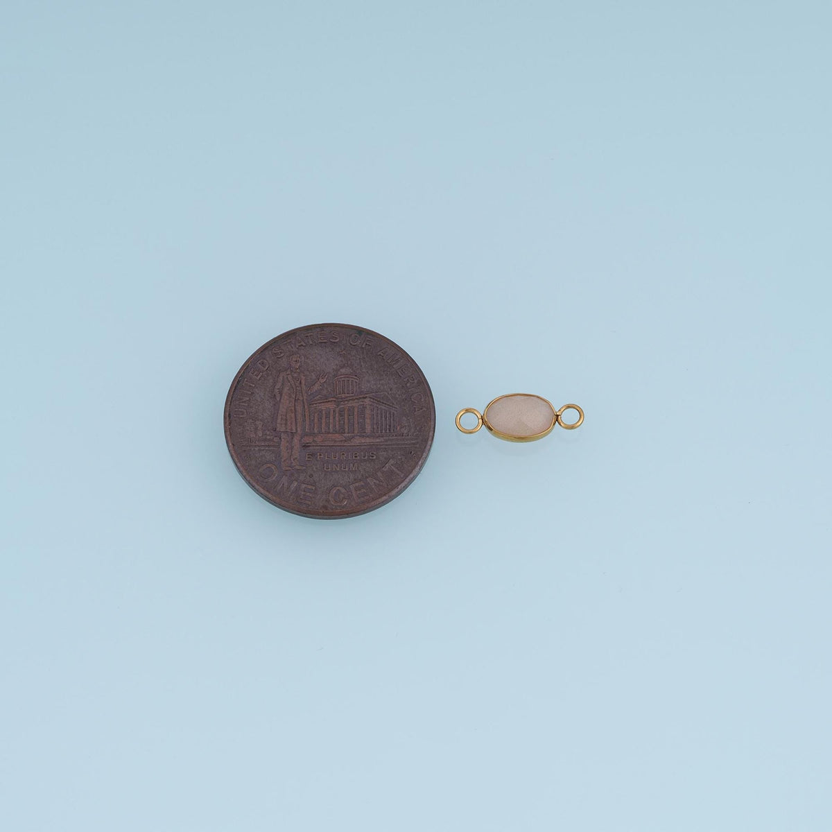 Oval Connector for Jewelry Making