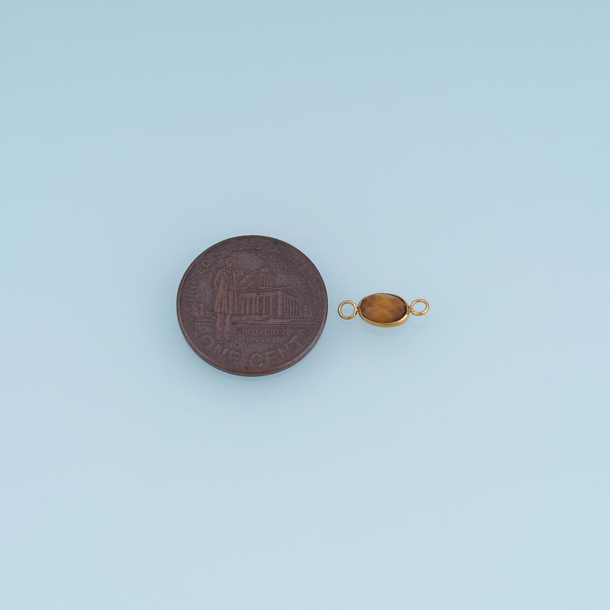 Oval Connector for Jewelry Making