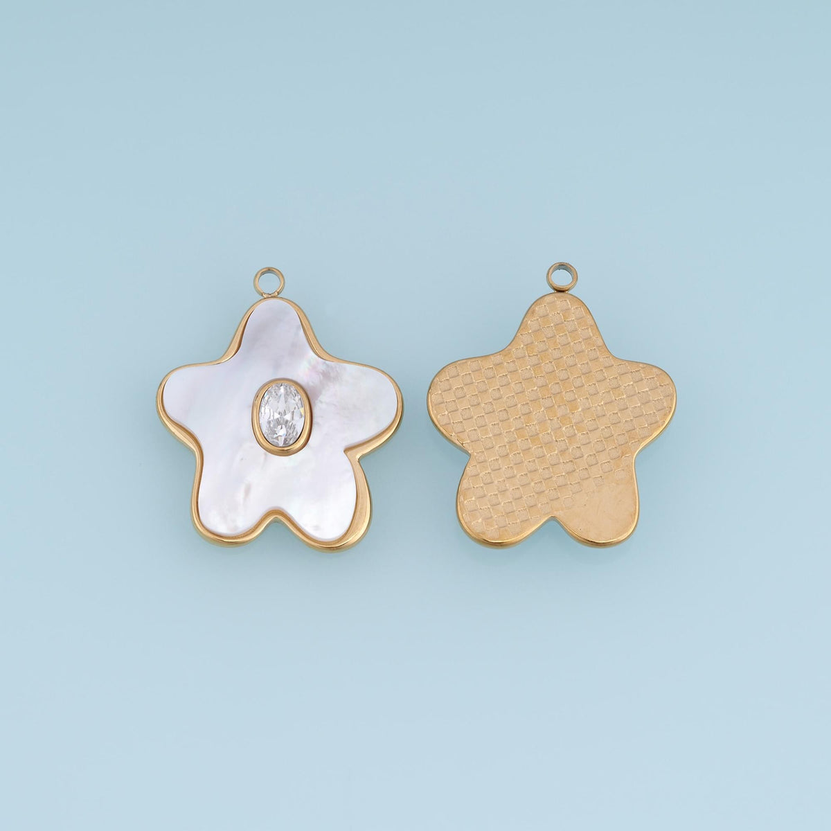 Star Charm Pendant for Jewelry Making