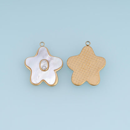 Star Charm Pendant for Jewelry Making