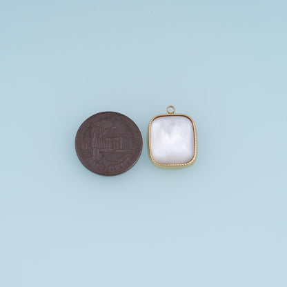 Shell Charm Pendant for Jewelry Making