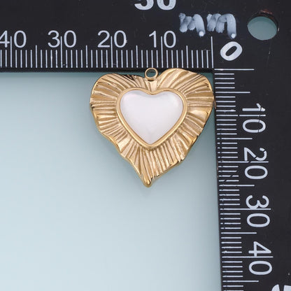 Heart Charm Pendant for Jewelry Making