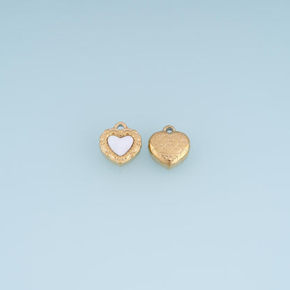 Heart Charm Pendant for Jewelry Making