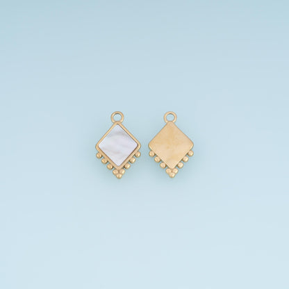Shell Charm Pendant for Jewelry Making