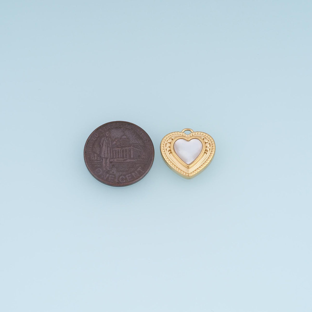 Heart Charm Pendant for Jewelry Making