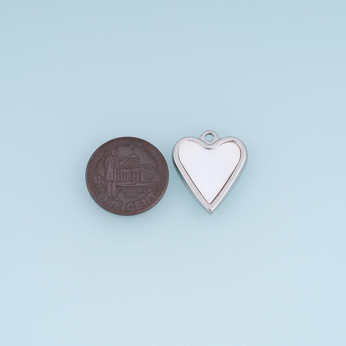 Heart Charm Pendant for Jewelry Making