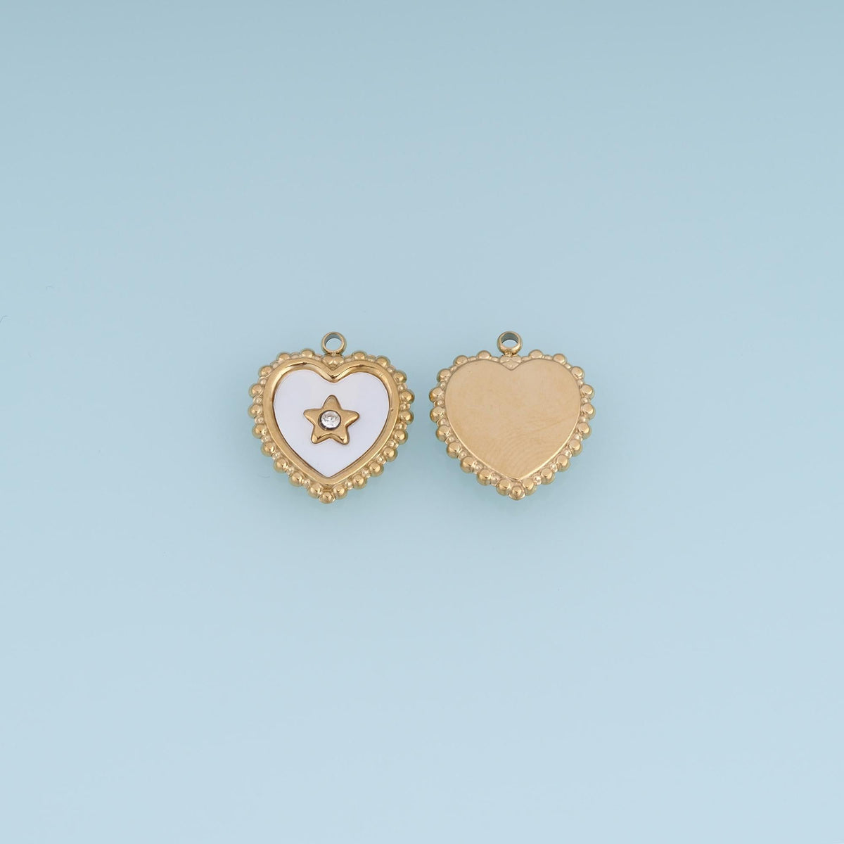 Heart Charm Pendant for Jewelry Making