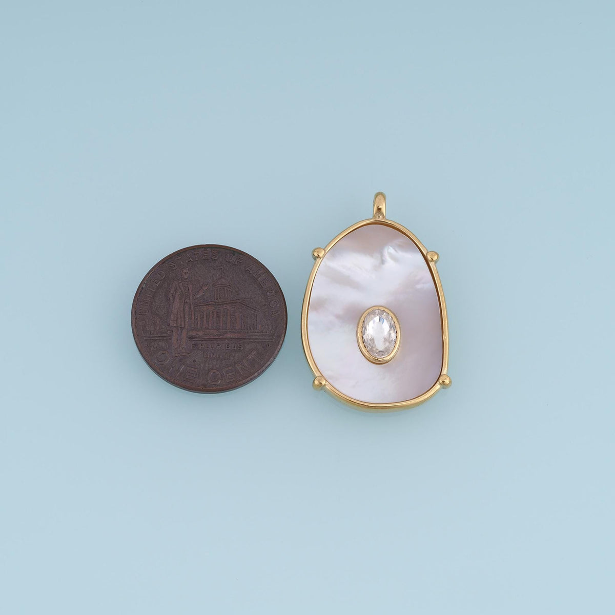 Shell Charm Pendant for Jewelry Making