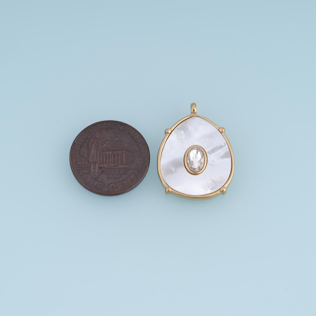 Shell Charm Pendant for Jewelry Making