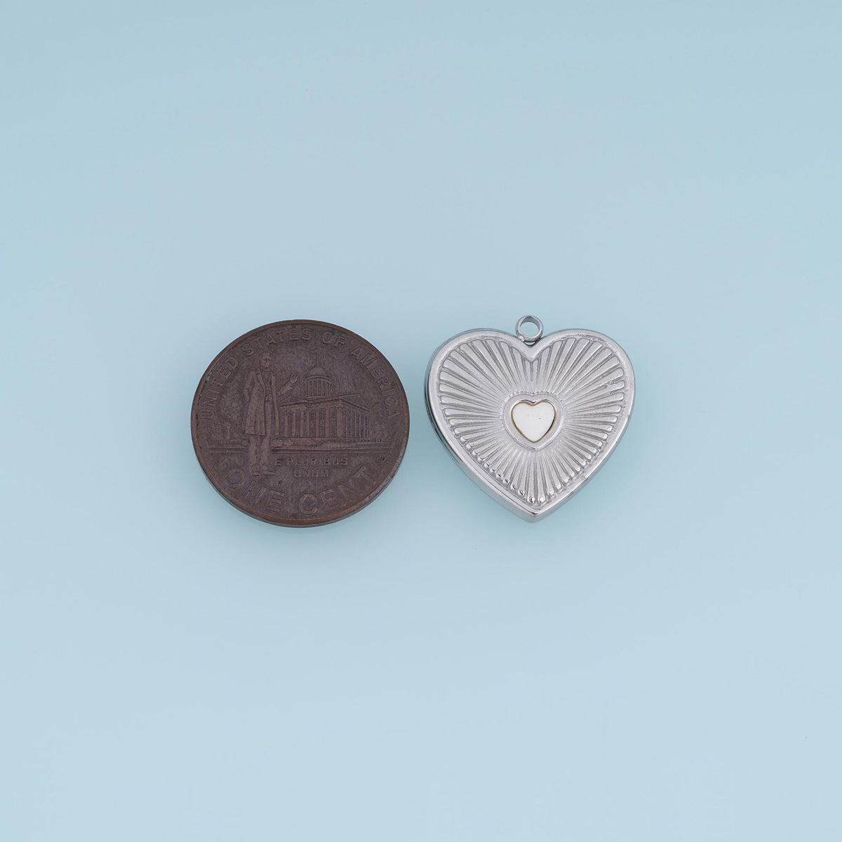 Heart Charm Pendant for Jewelry Making