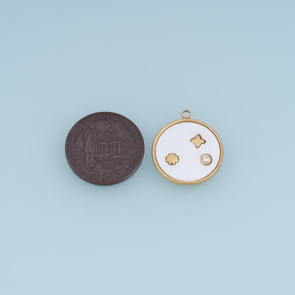 Shell Charm Pendant for Jewelry Making