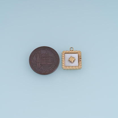 Star Charm Pendant for Jewelry Making