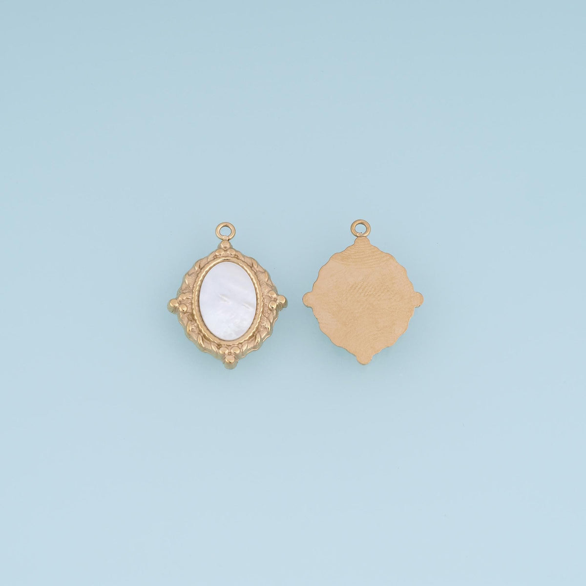 Shell Charm Pendant for Jewelry Making