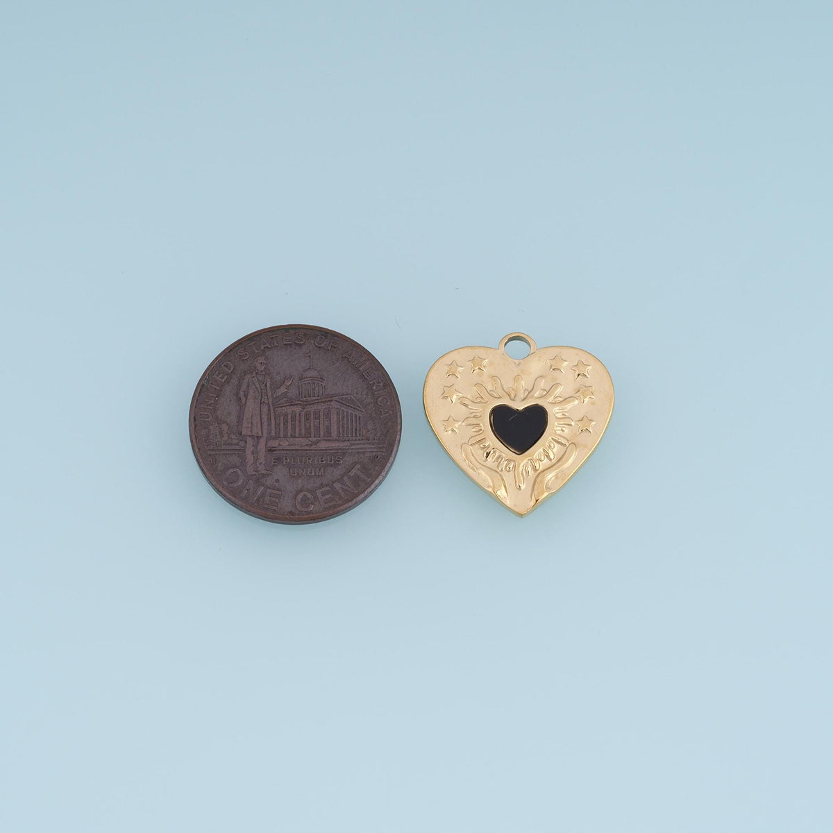 Heart Charm Pendant for Jewelry Making
