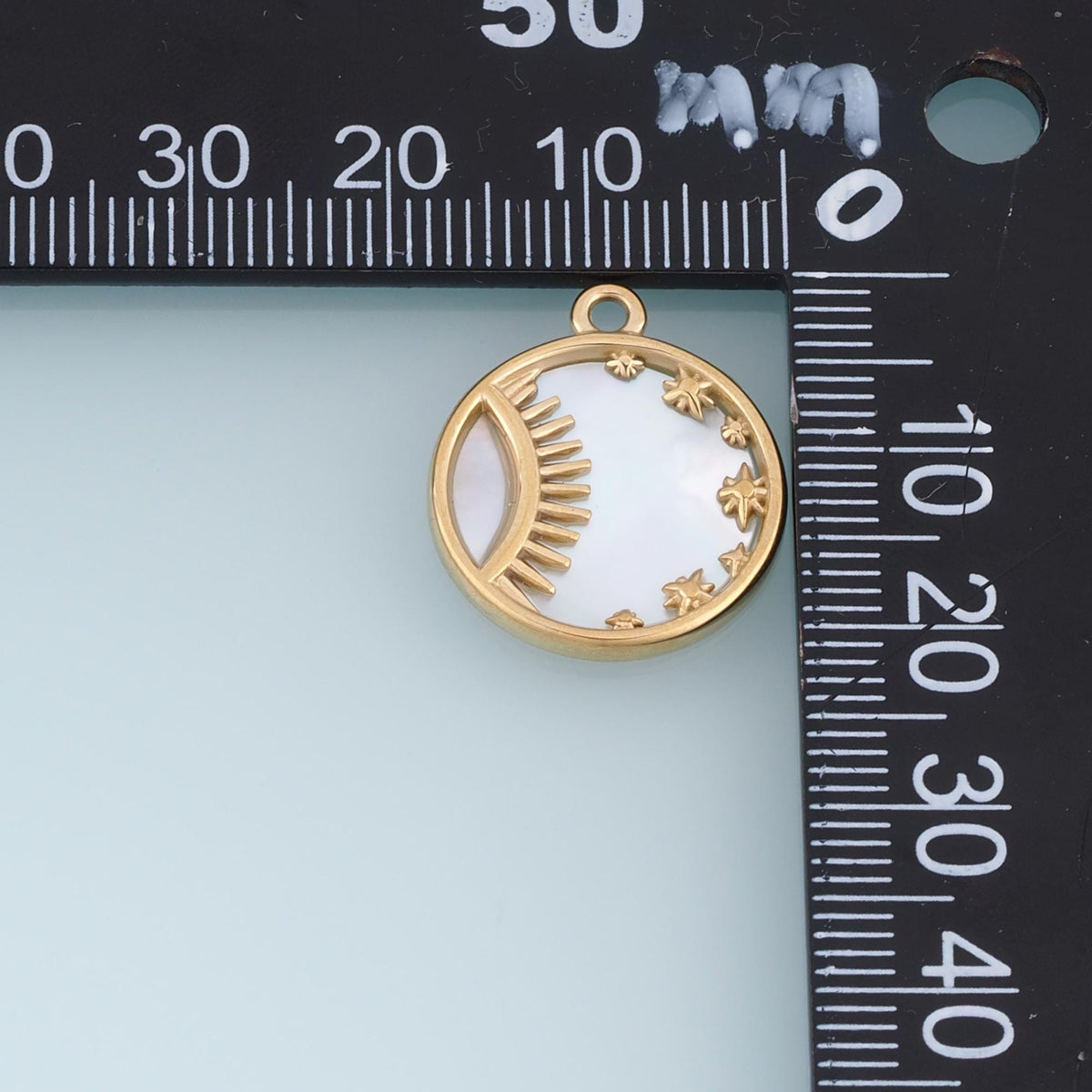 Sun Charm Pendant for Jewelry Making