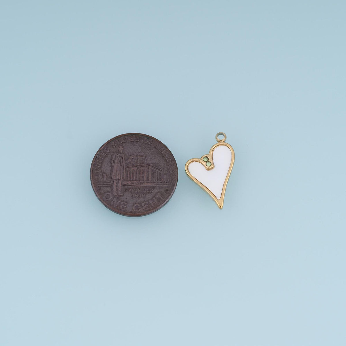 Heart Charm Pendant for Jewelry Making