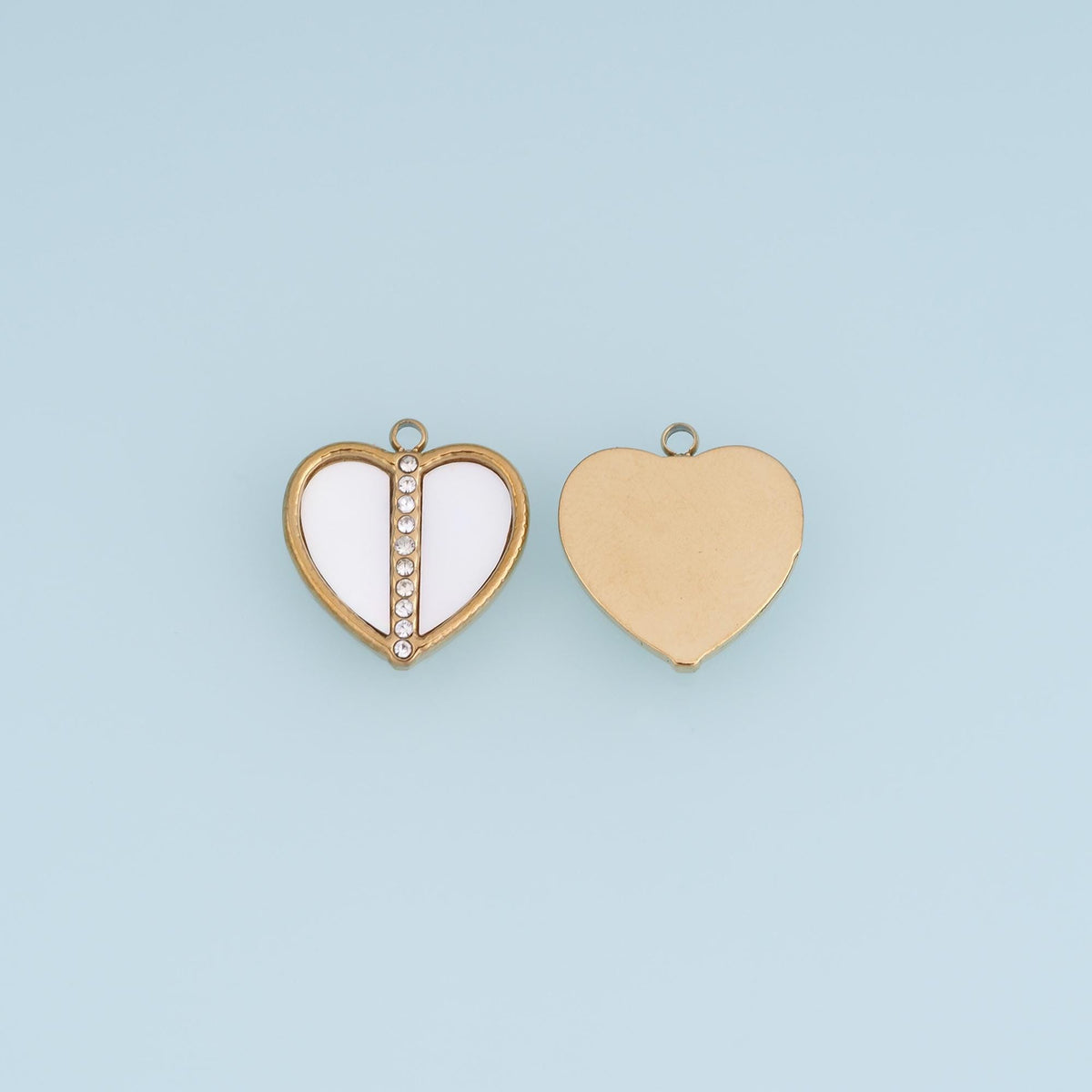 Heart Charm Pendant for Jewelry Making