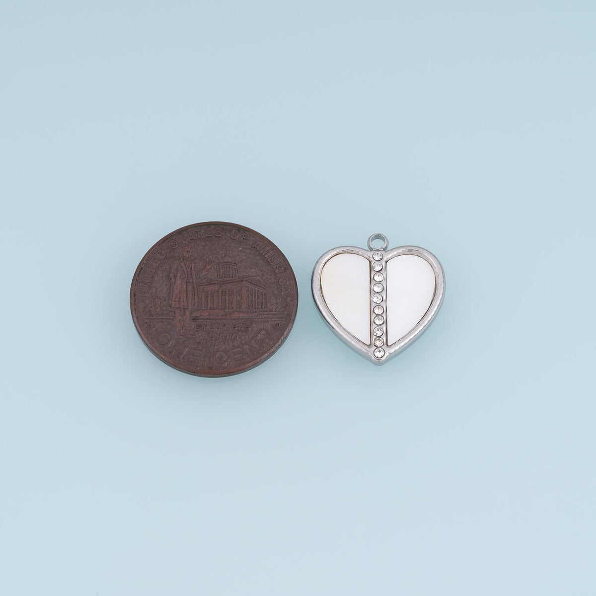 Heart Charm Pendant for Jewelry Making