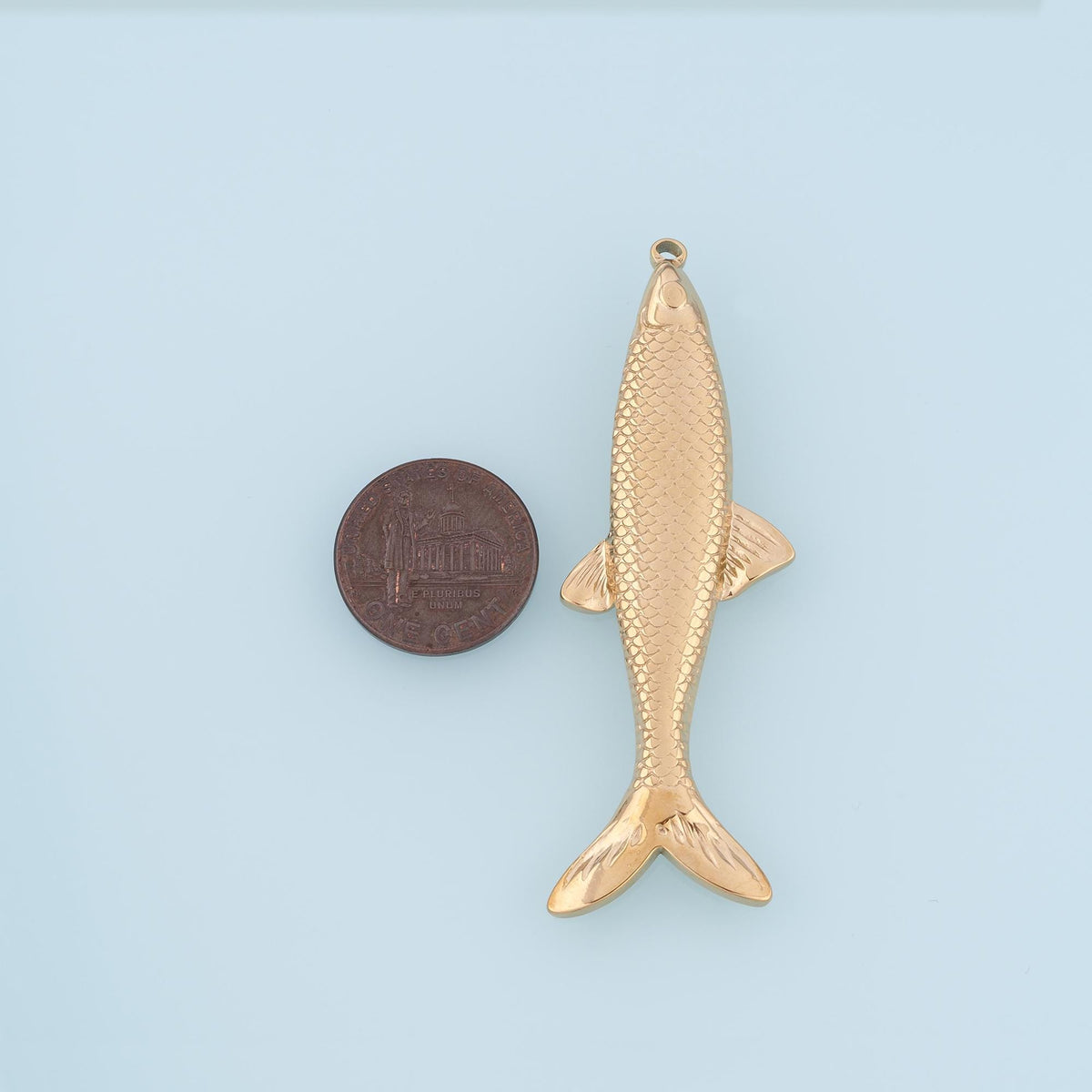 Fish Charm Pendant for Jewelry Making