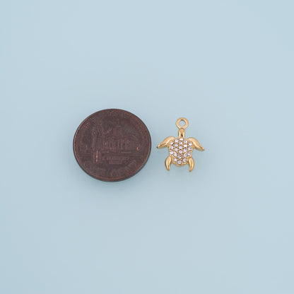 Cubic Zirconia Charm Pendant for Jewelry Making