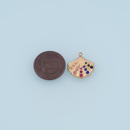 Shell Charm Pendant for Jewelry Making