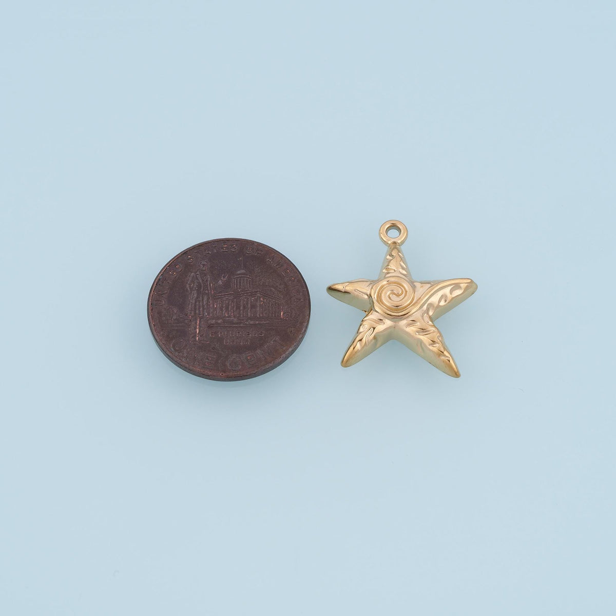 Star Charm Pendant for Jewelry Making