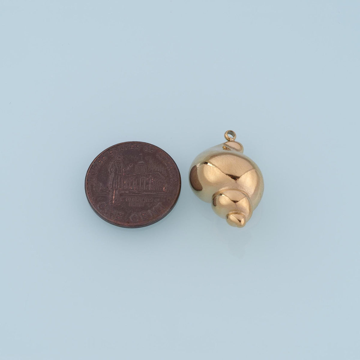 Snail Charm Pendant for Jewelry Making